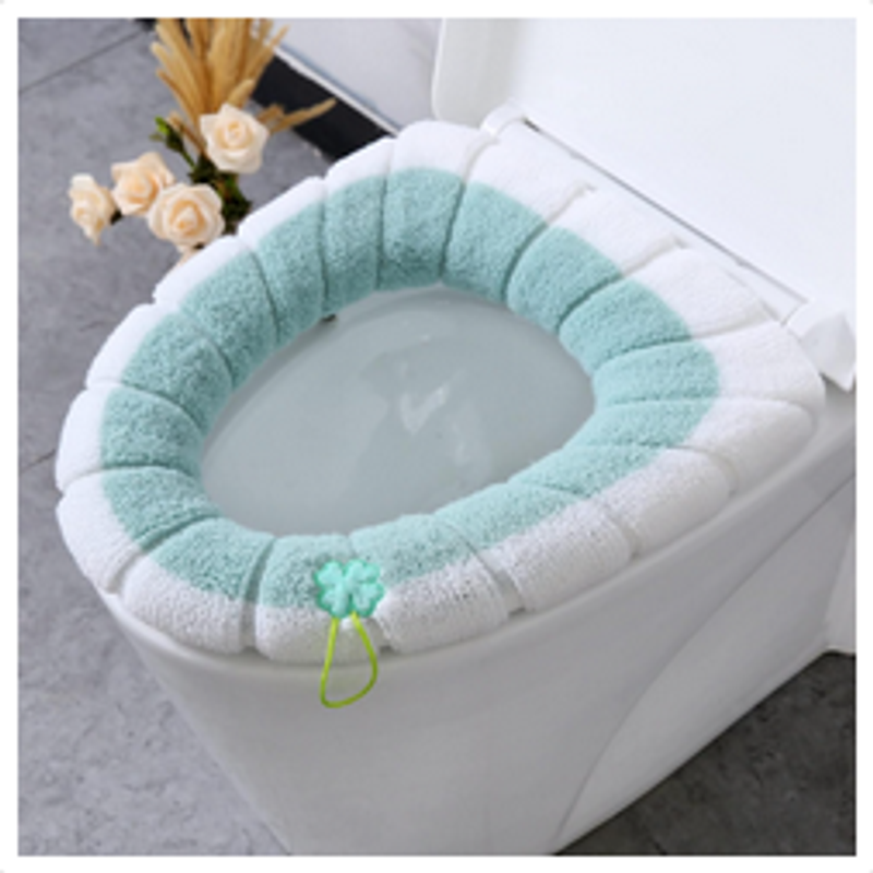 Pokrowiec na deskę sedesową – biały i zielony